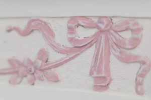 Ghirlanda Rosa - Letto Shabby Chic