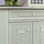 Mobile da ingresso shabby chic cassetto e fiocchetti