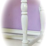 Scrittoio Shabby chic gamba tornita